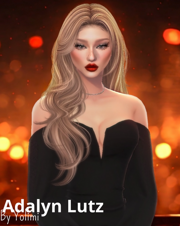Alpha Adalyn Lutz by Yolimi - The Sims 4 custom content