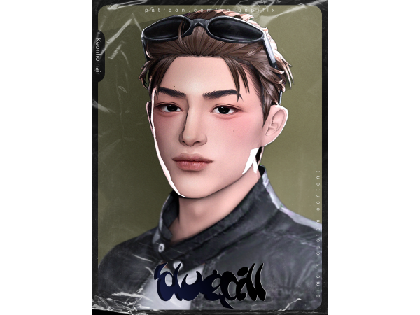 Maxis Match (Bluepill) 2026DROP_17_AM_Keonho Hair - The Sims 4 Custom Content