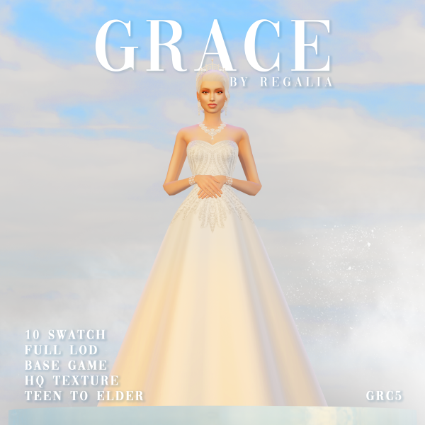 Maxis Match Grace by simsfinds - The Sims 4 Custom Content
