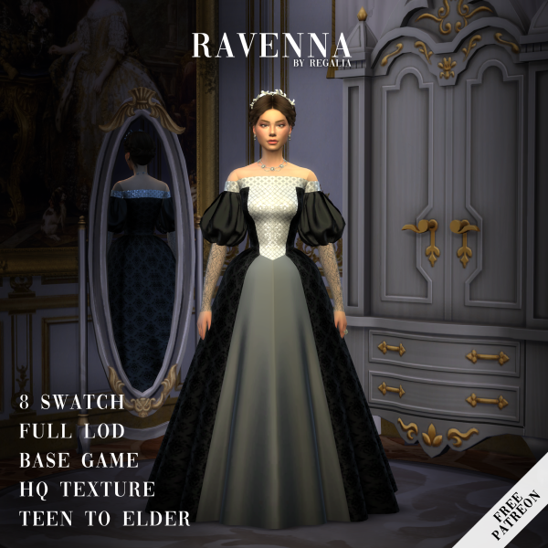 Mix Ravenna by simsfinds - The Sims 4 Custom Content