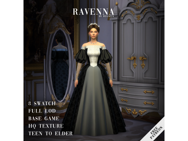 Mix Ravenna by simsregalia - The Sims 4 Custom Content