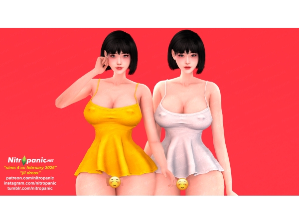 Sims 4 Nitropanic_Jil Dress