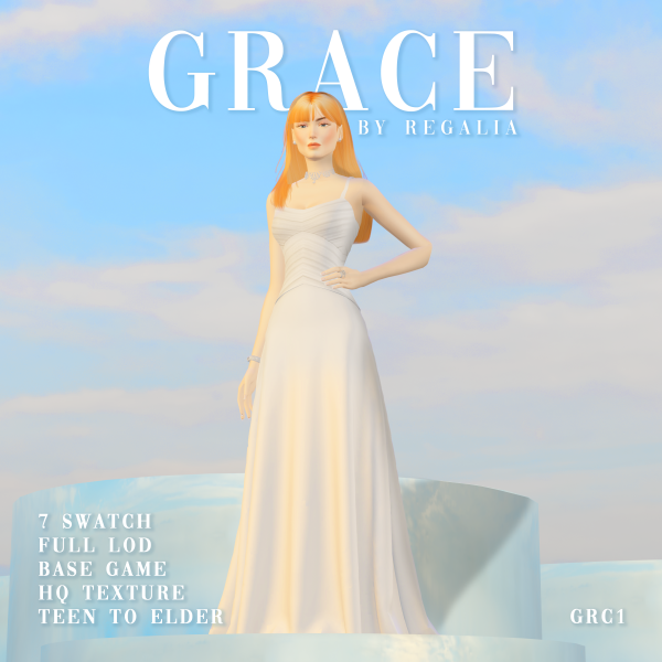 Maxis Match Grace by simsfinds - The Sims 4 Custom Content