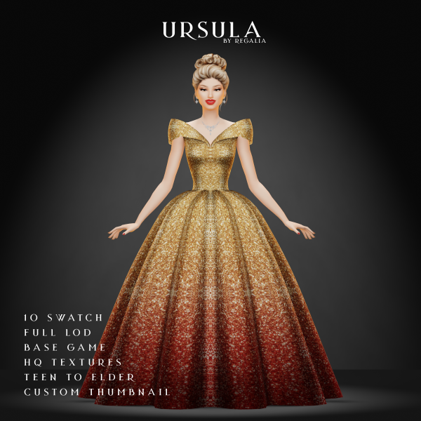 Mix URSULA by simsfinds - The Sims 4 Custom Content