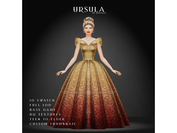 Mix URSULA by simsregalia - The Sims 4 Custom Content
