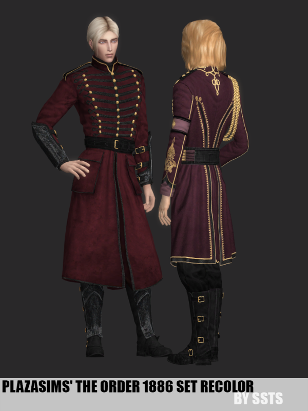 Alpha PLAZASIMS THE ORDER 1886 SET RECOLOR by simsfinds - The Sims 4 Custom Content