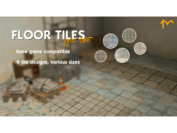 Mix BUILD BUY floor tiles part two by mariliuiw_ts4 - The Sims 4 Custom Content