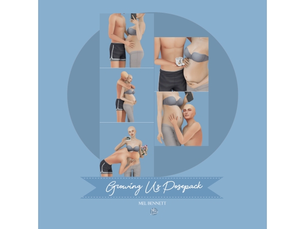Mix Growing Us Posepack - The Sims 4 Custom Content