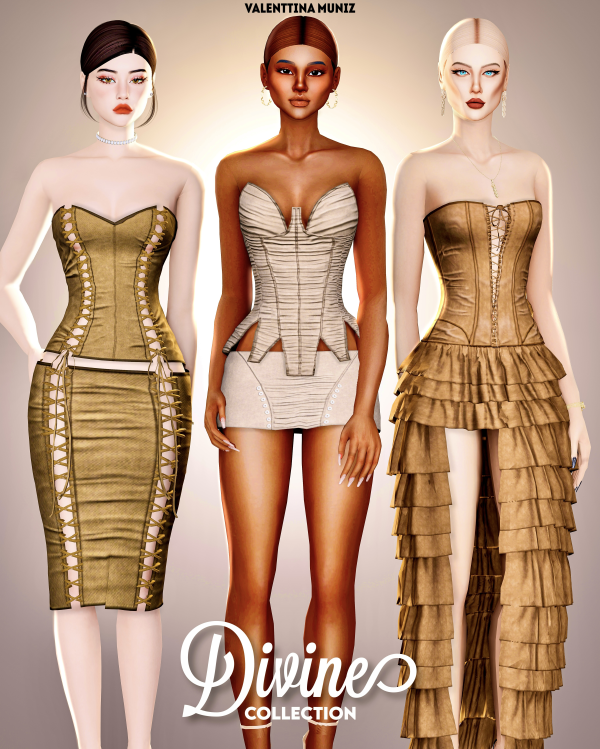 Mix Divine Collection by valentinamuniz - The Sims 4 Custom Content