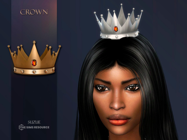 Alpha Crown by Suzue - The Sims 4 Custom Content