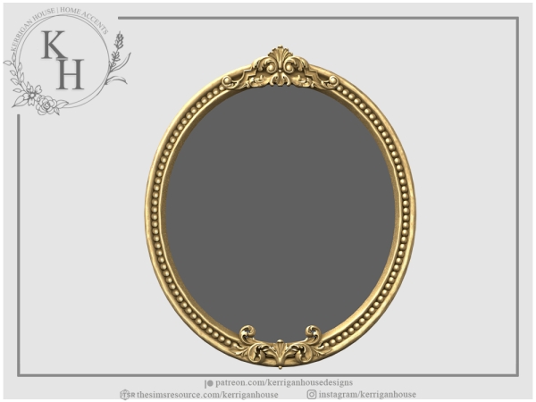 Alpha [khd] heritage mirror - The Sims 4 Custom Content