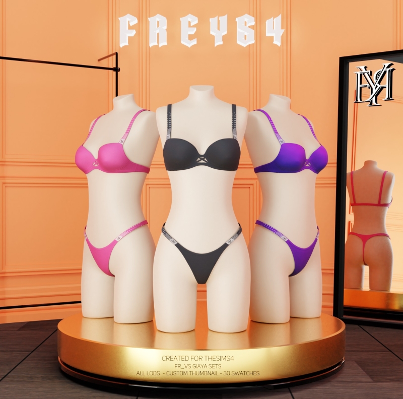 Alpha FR_VS Giaya Sets by freys4 - The Sims 4 Custom Content