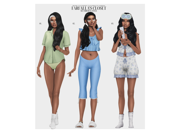 Mix SLUMBER IN STYLE💤 ™ by farfallasims - The Sims 4 custom content