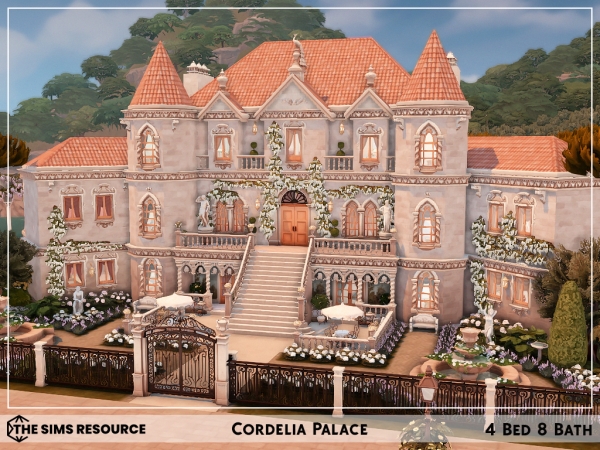 Maxis Match Cordelia Palace - The Sims 4 Custom Content