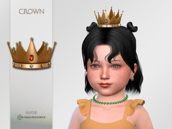 Alpha Crown Toddler by Suzue - The Sims 4 Custom Content