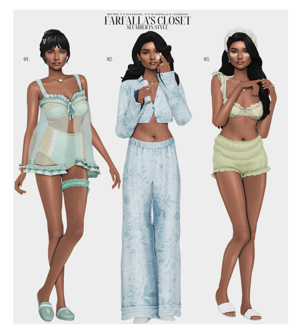 Mix SLUMBER IN STYLE by simsfinds - The Sims 4 Custom Content