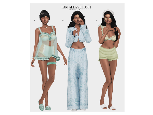 Mix SLUMBER IN STYLE💤 ™ by farfallasims - The Sims 4 custom content