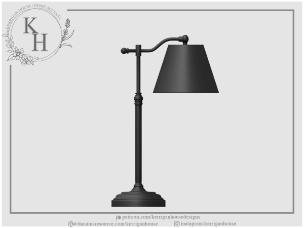 Alpha [khd] lockwood lamp - The Sims 4 Custom Content