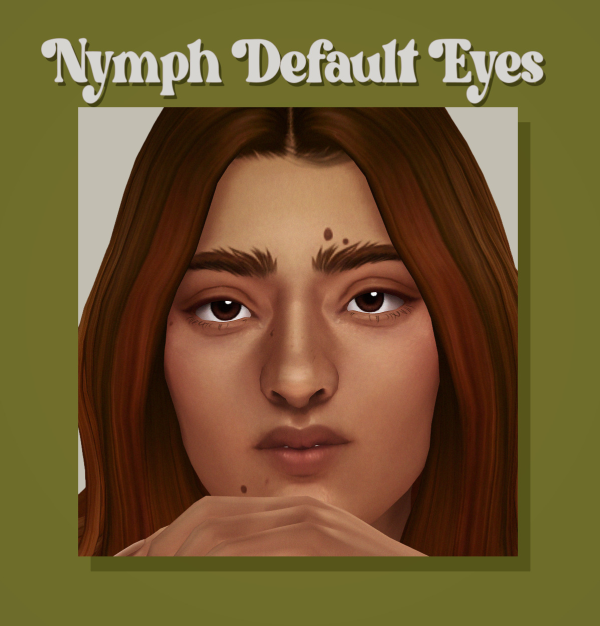 Maxis Match Nymph Eyes Defaults by simsfinds - The Sims 4 Custom Content
