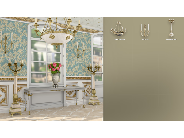 Alpha ROYAL LIGHTING SET - The Sims 4 Custom Content