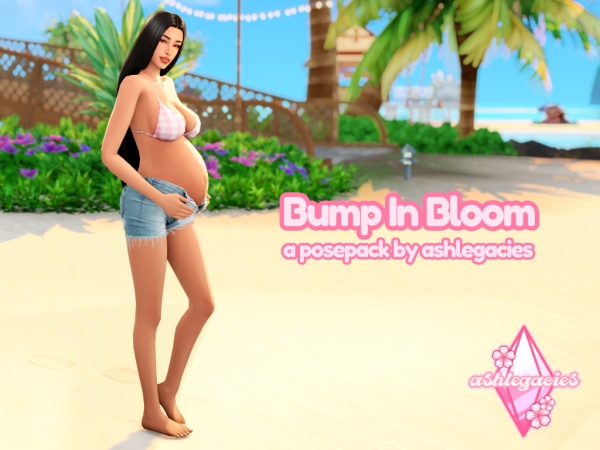 Mix Bump In Bloom Posepack - The Sims 4 Custom Content