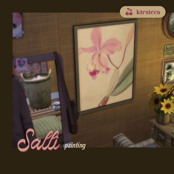 Maxis Match SALLI PAINTING by simsfinds - The Sims 4 Custom Content