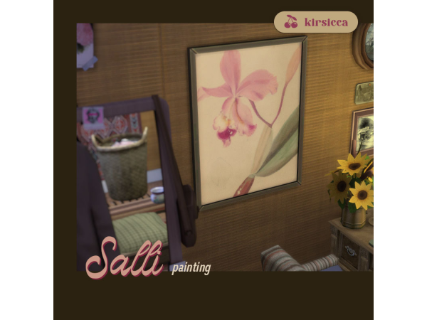 Maxis Match SALLI PAINTING by kirsicca - The Sims 4 Custom Content
