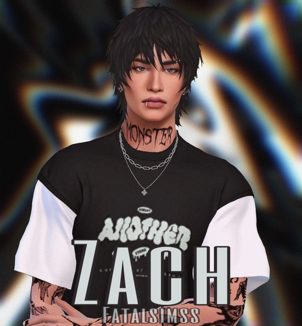 Maxis Match Zach by Fatalsimss - The Sims 4 Custom Content
