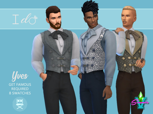 Maxis Match I Do Yves Outfit by SimmieV - The Sims 4 Custom Content