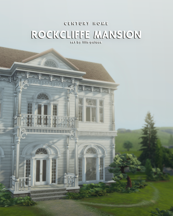 Mix CENTURY HOME Rockcliffe Mansion Pt1 by simsfinds - The Sims 4 Custom Content