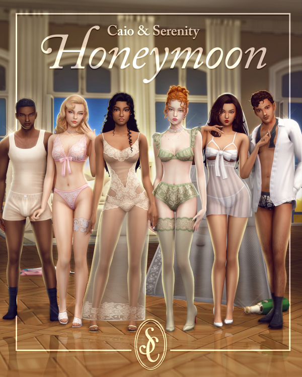 Maxis Match Serenity x Caio The Honeymoon Collection by simsfinds - The Sims 4 Custom Content
