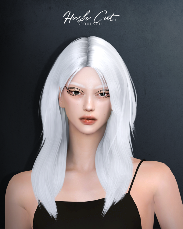 Alpha SIMS4 HAIR HUSH CUT soul by simsfinds - The Sims 4 Custom Content
