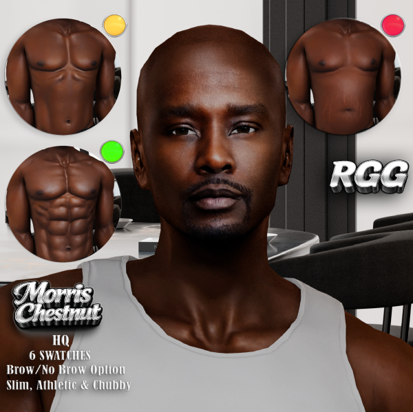 Alpha RGG MORRIS CHESTNUT SKIN TRAY FILE by simsfinds - The Sims 4 Custom Content