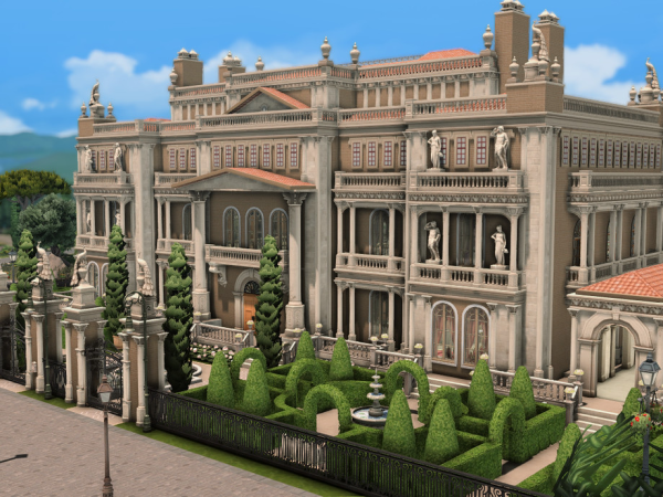 Maxis Match Huge Palace (NO ) by plumbobkingdom - The Sims 4 Custom Content