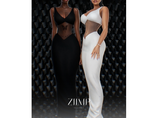 Alpha CLASS DRESS - The Sims 4 Custom Content