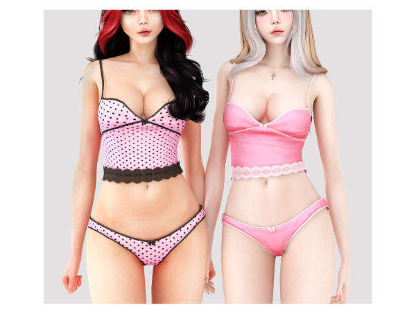 Mix Pixie SleepWear Mini Set ud83eudddau200d♀ufe0f - The Sims 4 custom content