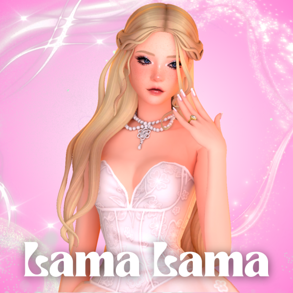 Maxis Match Hair Berniece by simsfinds - The Sims 4 Custom Content