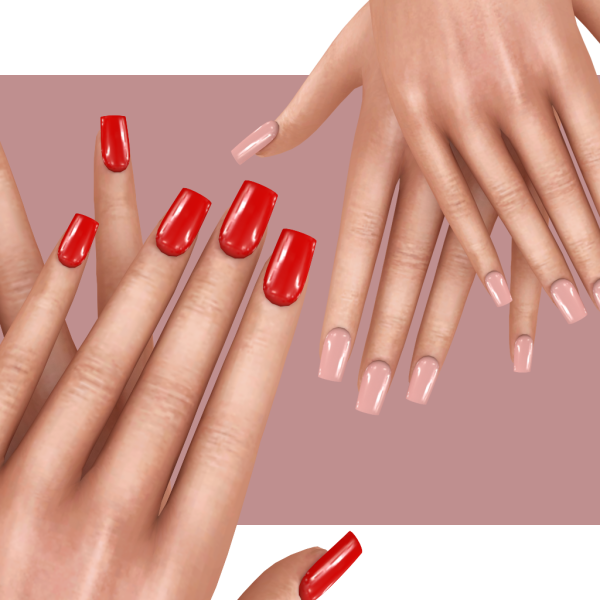 Alpha 4w25 Gel Nails by 4w25 - The Sims 4 Custom Content