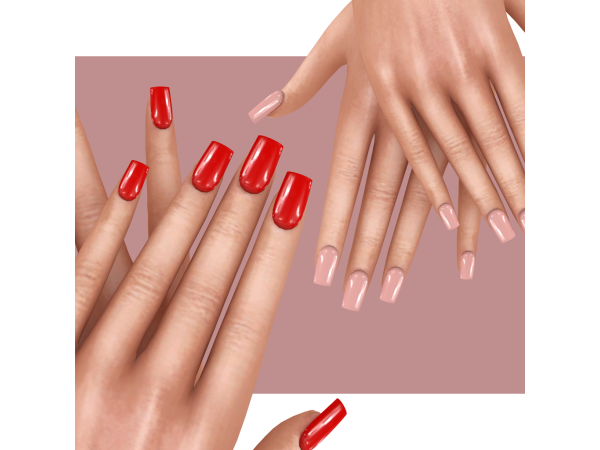 Alpha 4w25 Gel Nails - The Sims 4 Custom Content