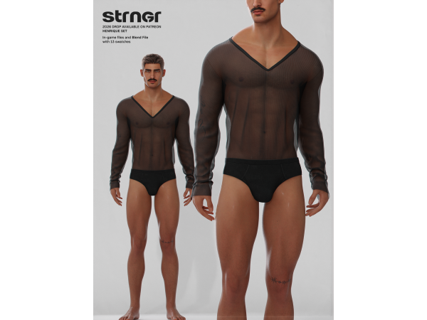 Alpha Henrique Set - The Sims 4 Custom Content