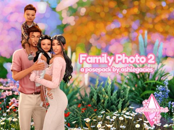 Maxis Match Family Photo 2 - The Sims 4 Custom Content