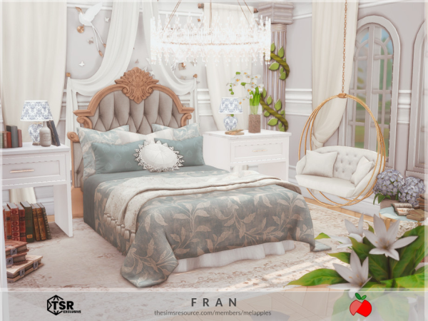 Mix Fran bedroom - The Sims 4 Custom Content