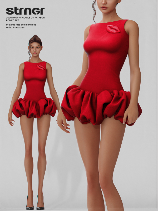 Alpha Romeo Set by stranger - The Sims 4 Custom Content