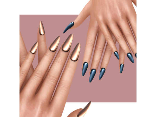 Alpha 4w25 Magnetic Nails - The Sims 4 Custom Content