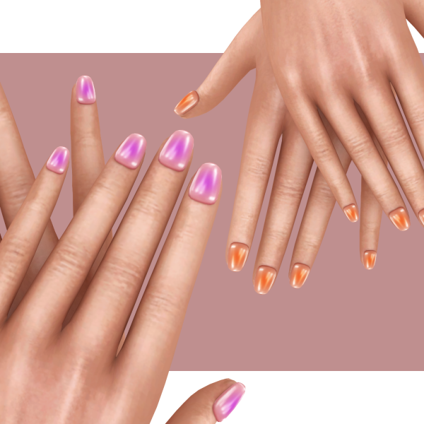 Alpha 4w25 Jelly Nails by 4w25 - The Sims 4 Custom Content