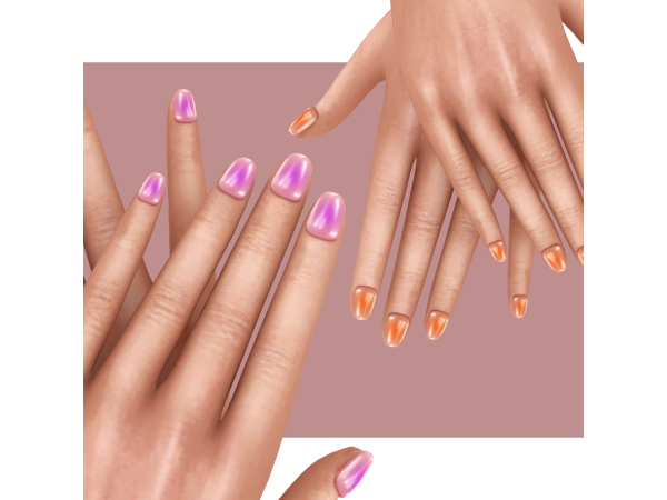 Alpha 4w25 Jelly Nails - The Sims 4 Custom Content