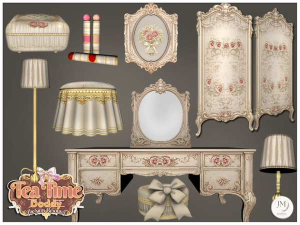 Alpha TeaTimeAtelier Doddy Set2 by jomsims - The Sims 4 Custom Content