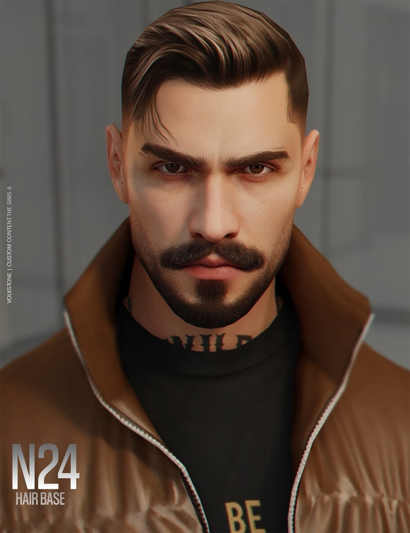 Alpha HAIR BASE N24 Pack Blonde (FREE) by volkstonesims - The Sims 4 Custom Content