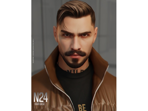 Alpha HAIR BASE N24 Pack Blonde (FREE) - The Sims 4 Custom Content