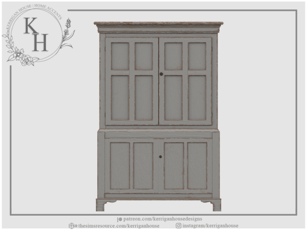 Alpha [khd] liberty cupboard by kerriganhouse - The Sims 4 Custom Content